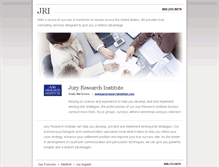 Tablet Screenshot of jri-inc.com
